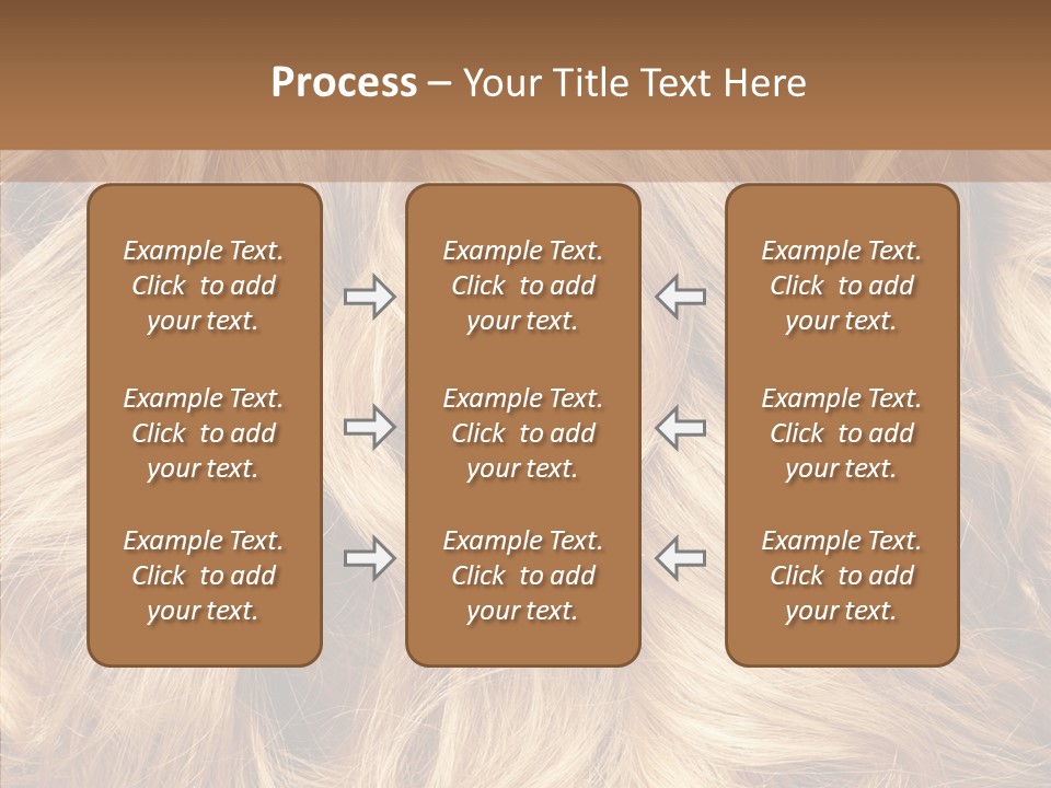 Abstract Blonde Blond PowerPoint Template