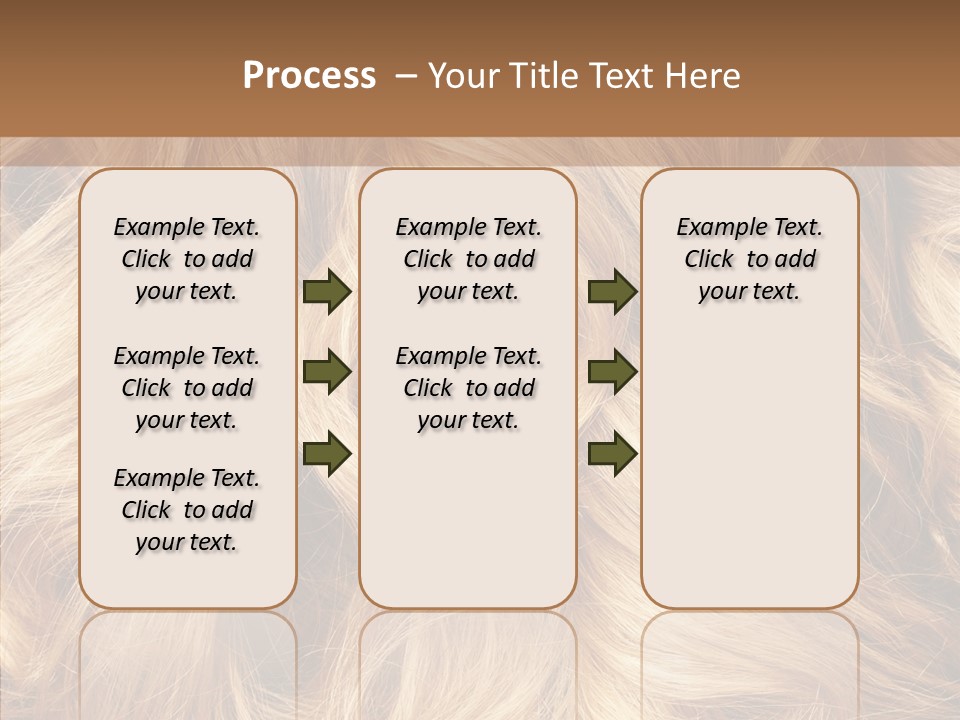 Abstract Blonde Blond PowerPoint Template