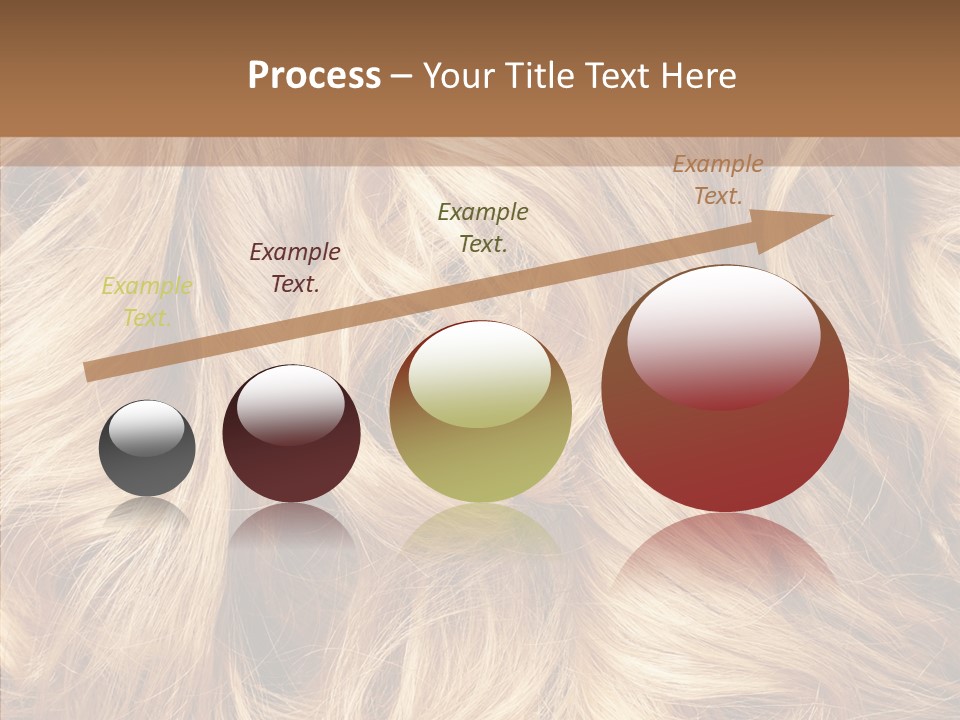 Abstract Blonde Blond PowerPoint Template