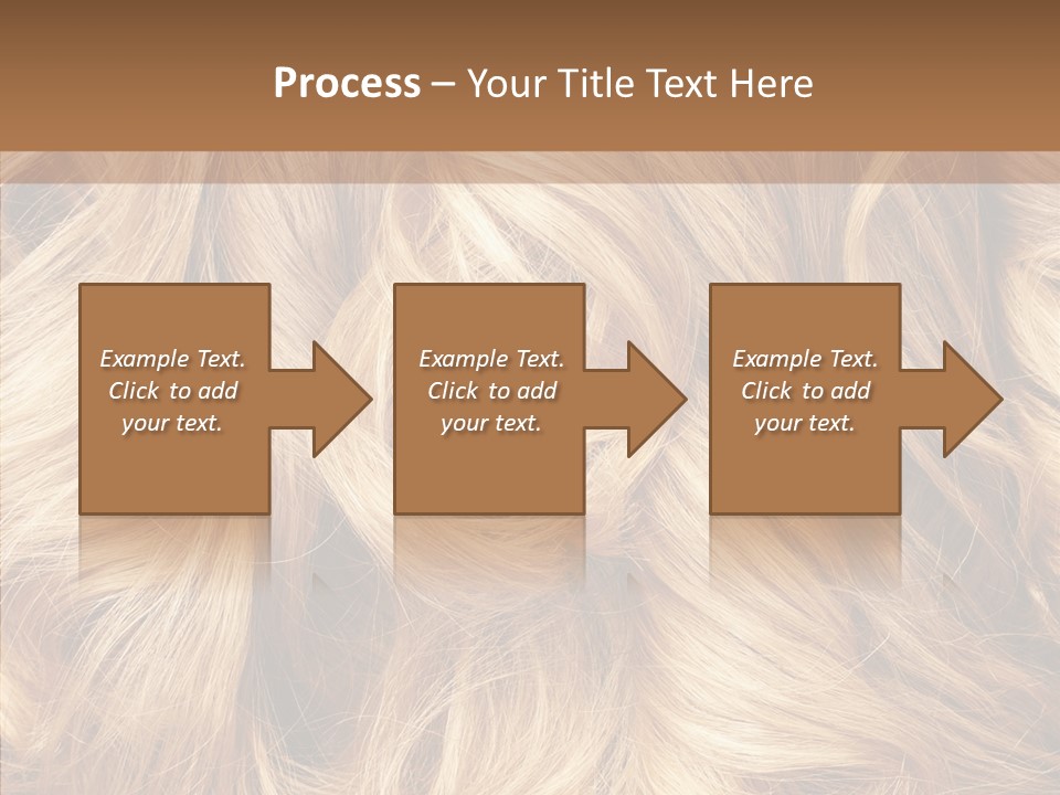 Abstract Blonde Blond PowerPoint Template