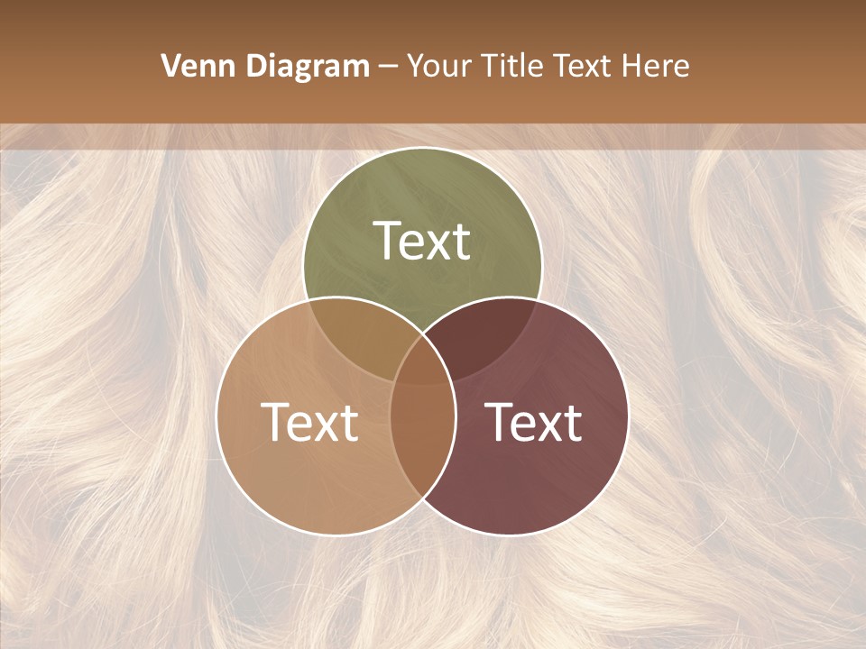 Abstract Blonde Blond PowerPoint Template