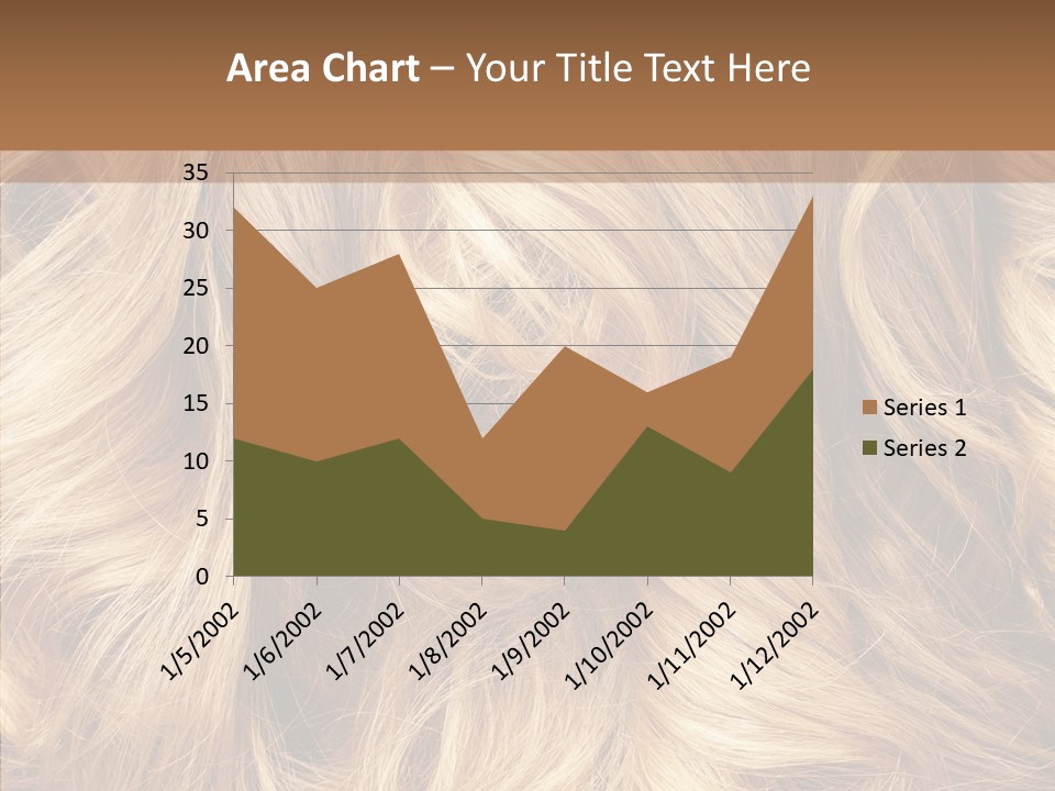 Abstract Blonde Blond PowerPoint Template