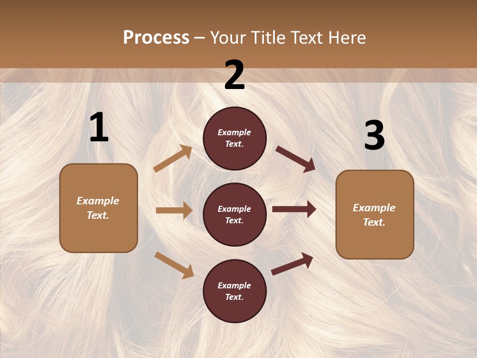 Abstract Blonde Blond PowerPoint Template