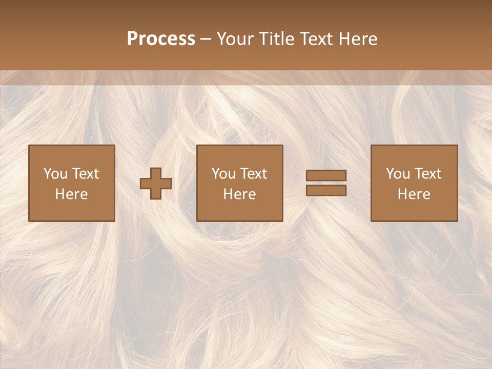 Abstract Blonde Blond PowerPoint Template
