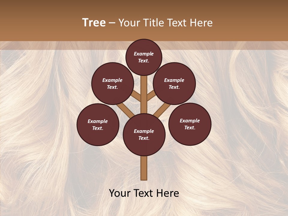 Abstract Blonde Blond PowerPoint Template