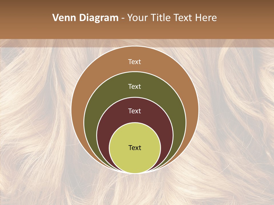 Abstract Blonde Blond PowerPoint Template