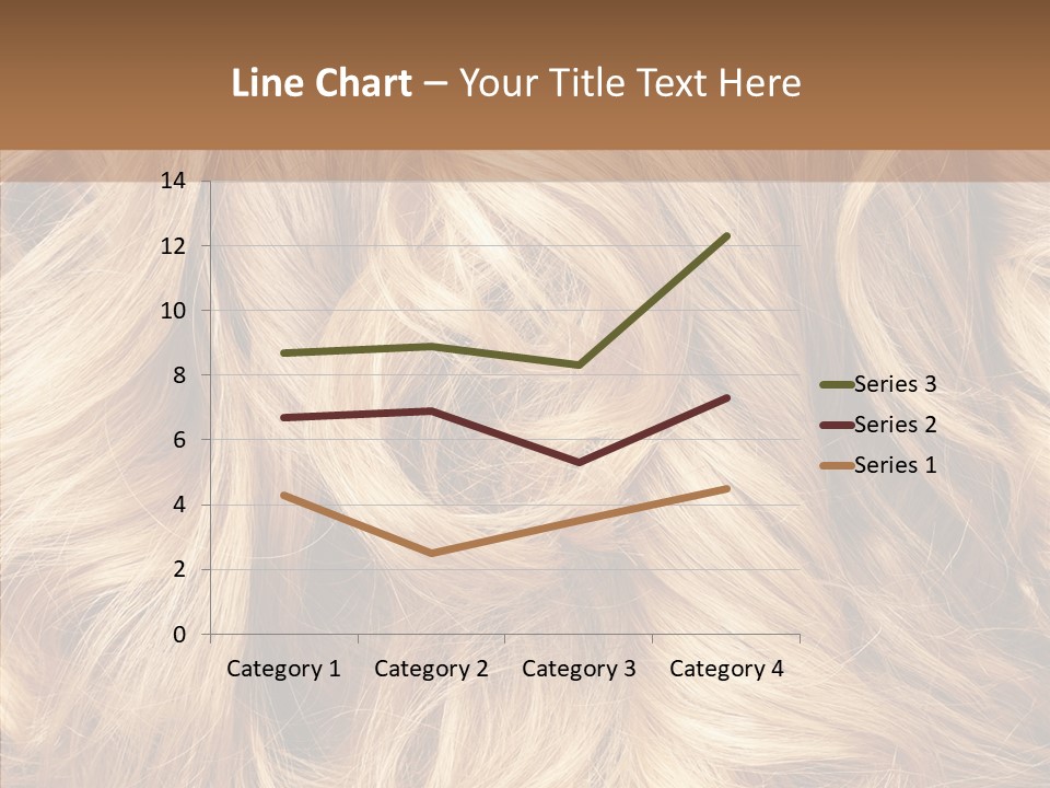 Abstract Blonde Blond PowerPoint Template