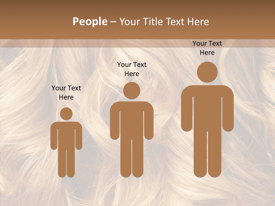 Abstract Blonde Blond PowerPoint Template