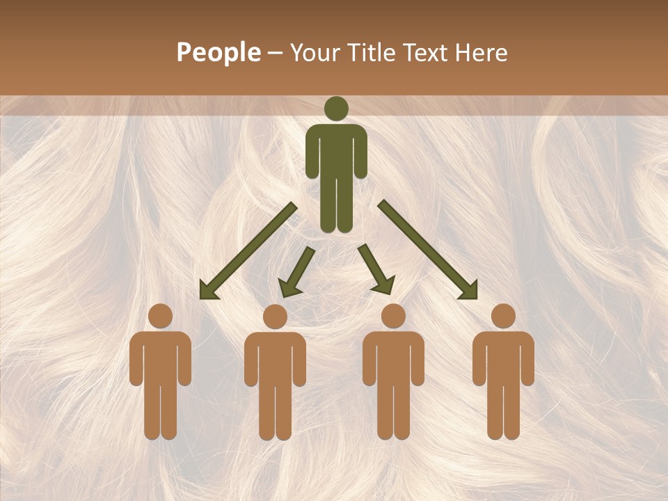 Abstract Blonde Blond PowerPoint Template