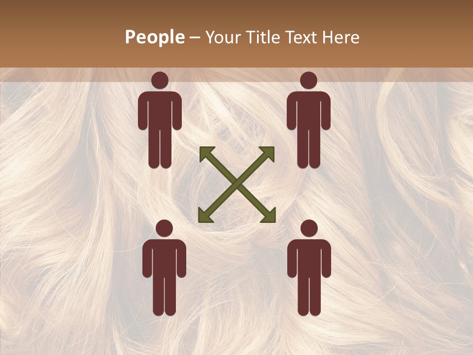 Abstract Blonde Blond PowerPoint Template