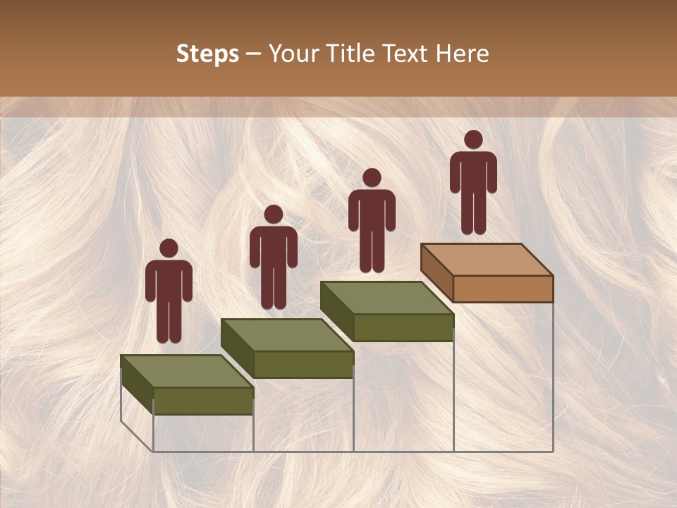 Abstract Blonde Blond PowerPoint Template