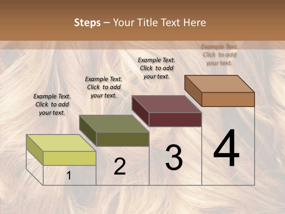 Abstract Blonde Blond PowerPoint Template