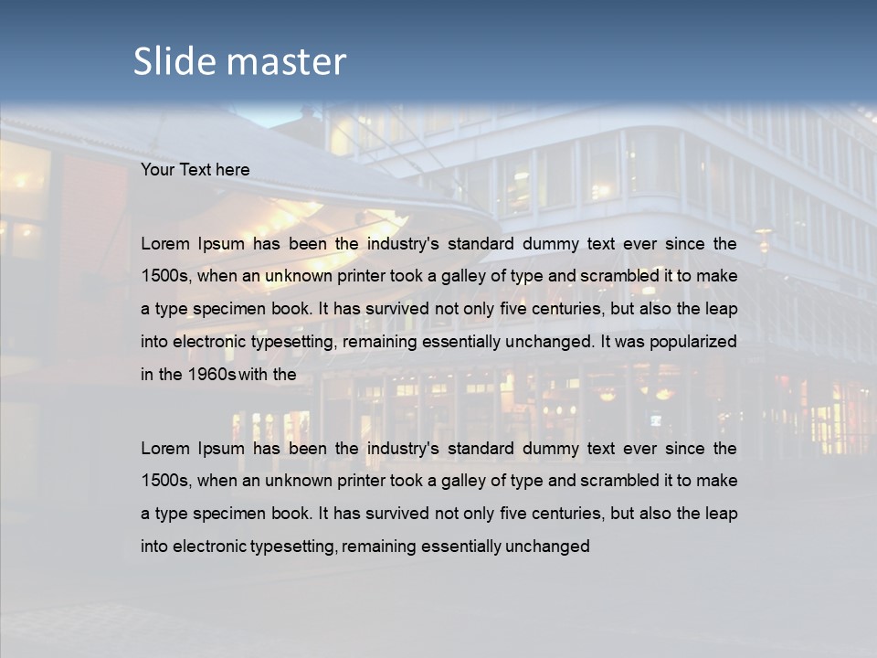 New Cobble Dusk PowerPoint Template