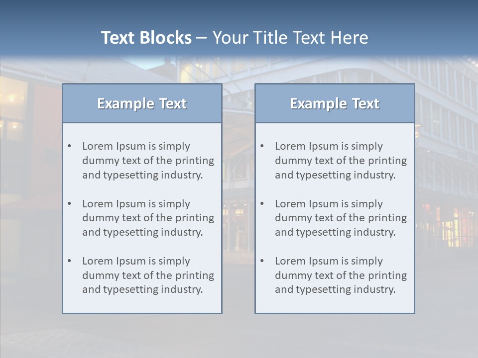 New Cobble Dusk PowerPoint Template