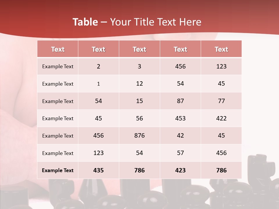 Win Rook Lose PowerPoint Template
