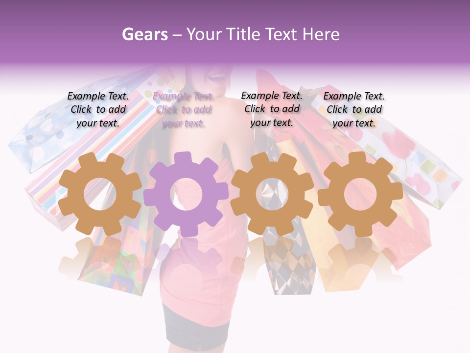 Happy Retail Lifestyle PowerPoint Template