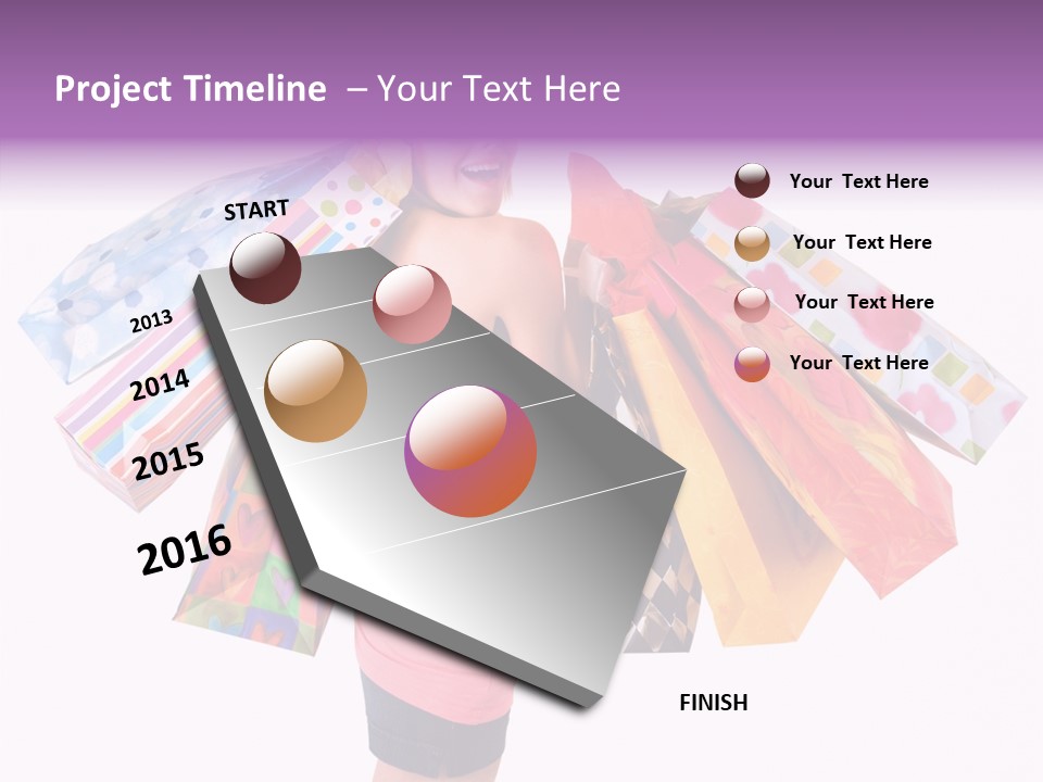 Happy Retail Lifestyle PowerPoint Template