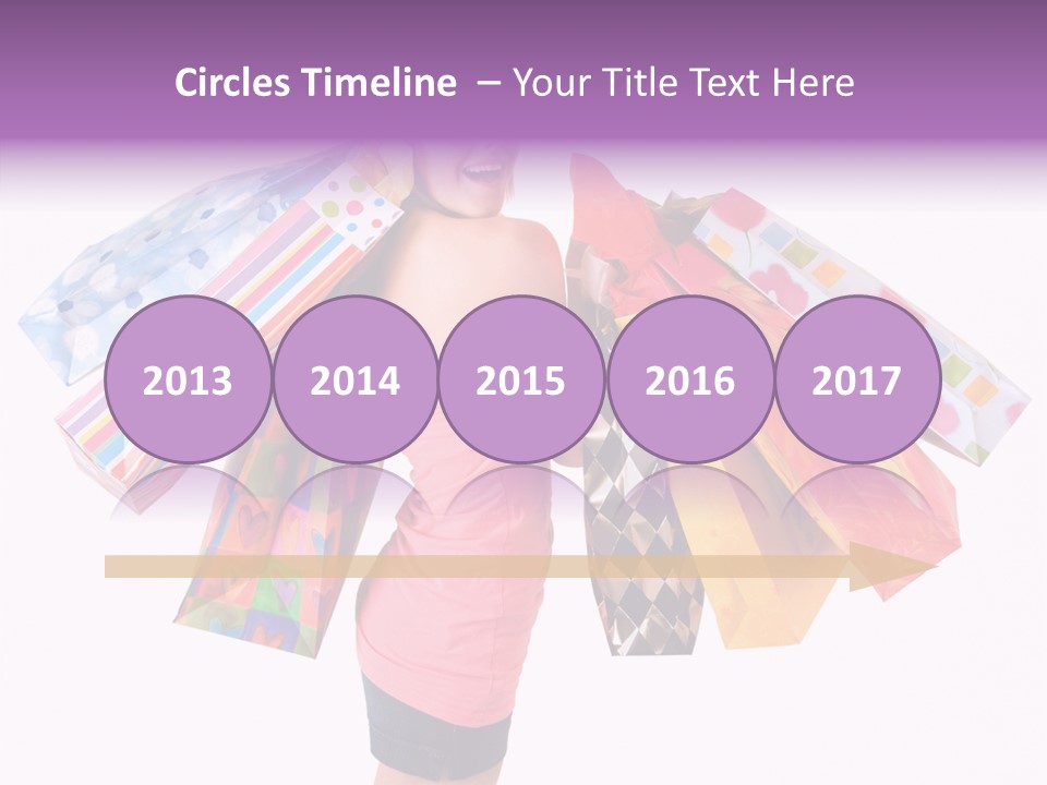 Happy Retail Lifestyle PowerPoint Template