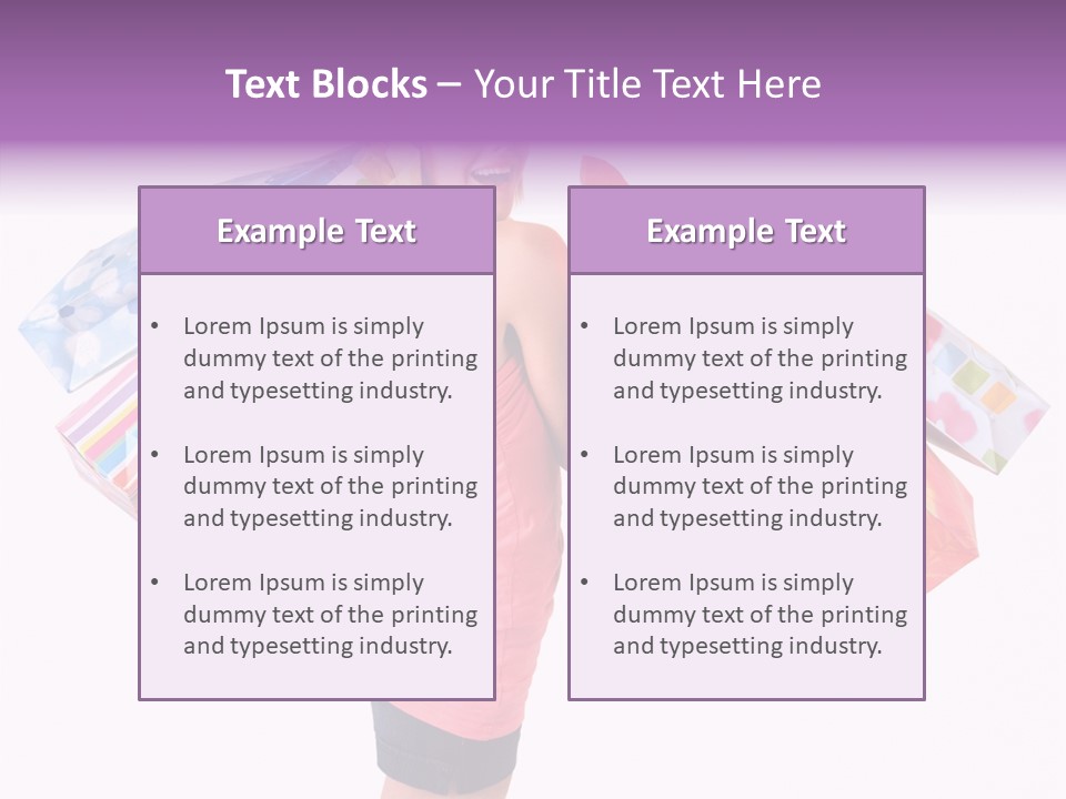 Happy Retail Lifestyle PowerPoint Template
