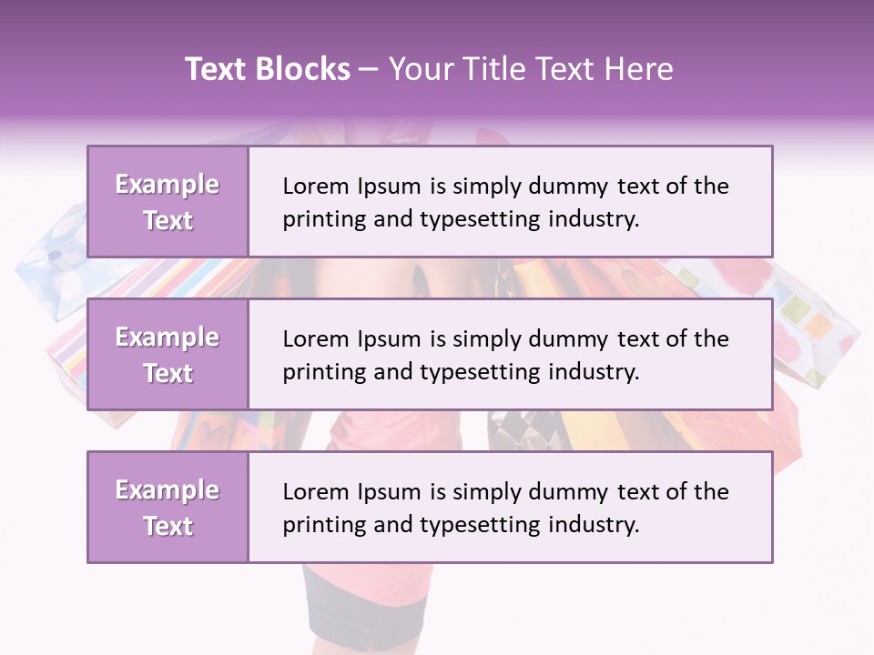 Happy Retail Lifestyle PowerPoint Template