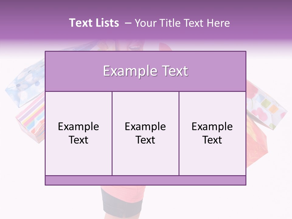 Happy Retail Lifestyle PowerPoint Template