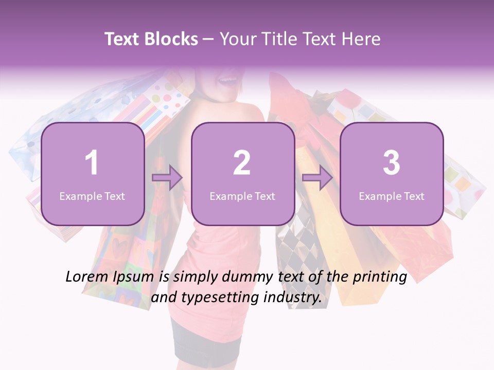 Happy Retail Lifestyle PowerPoint Template