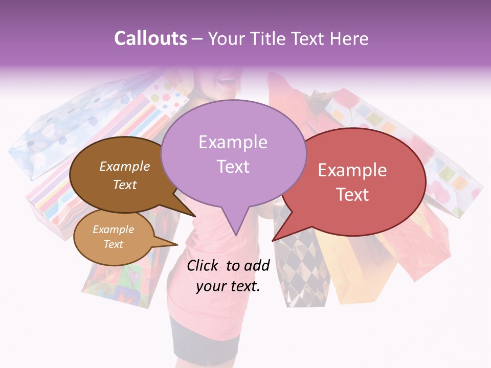 Happy Retail Lifestyle PowerPoint Template