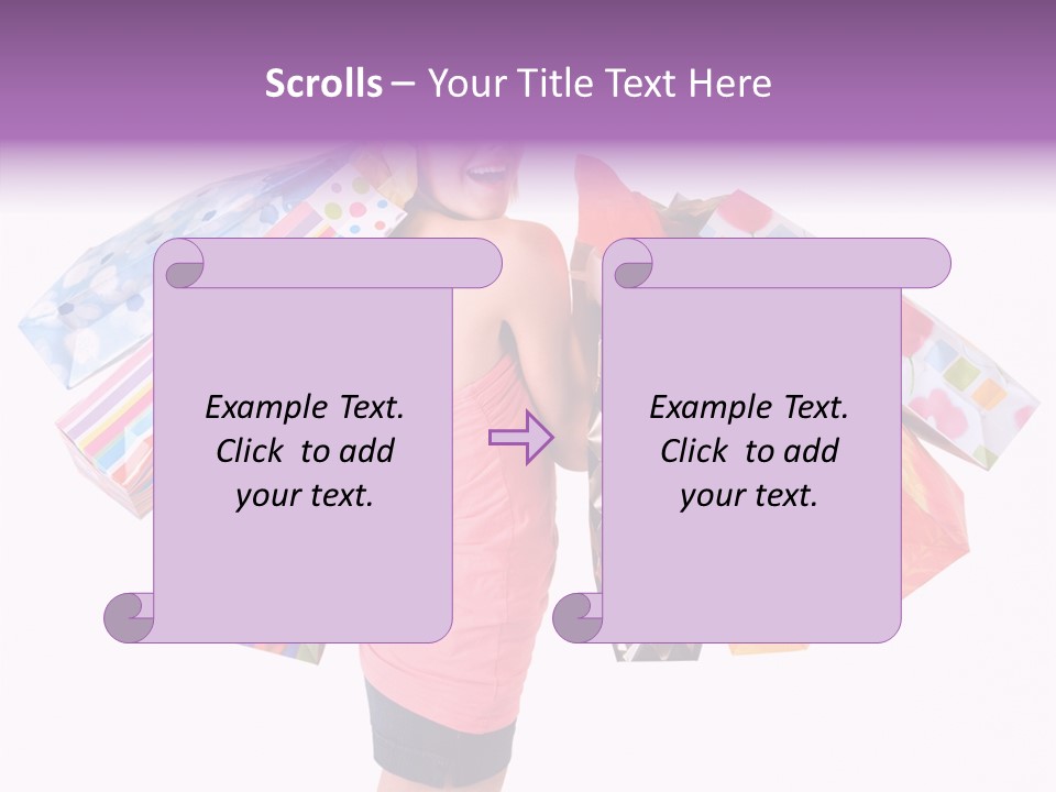 Happy Retail Lifestyle PowerPoint Template