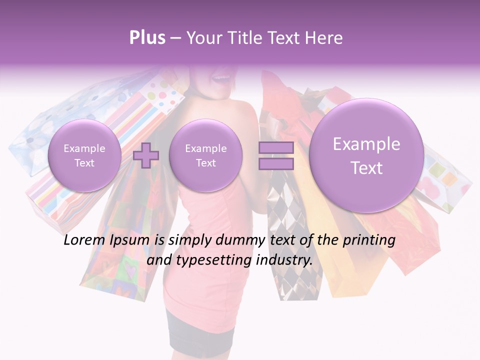Happy Retail Lifestyle PowerPoint Template