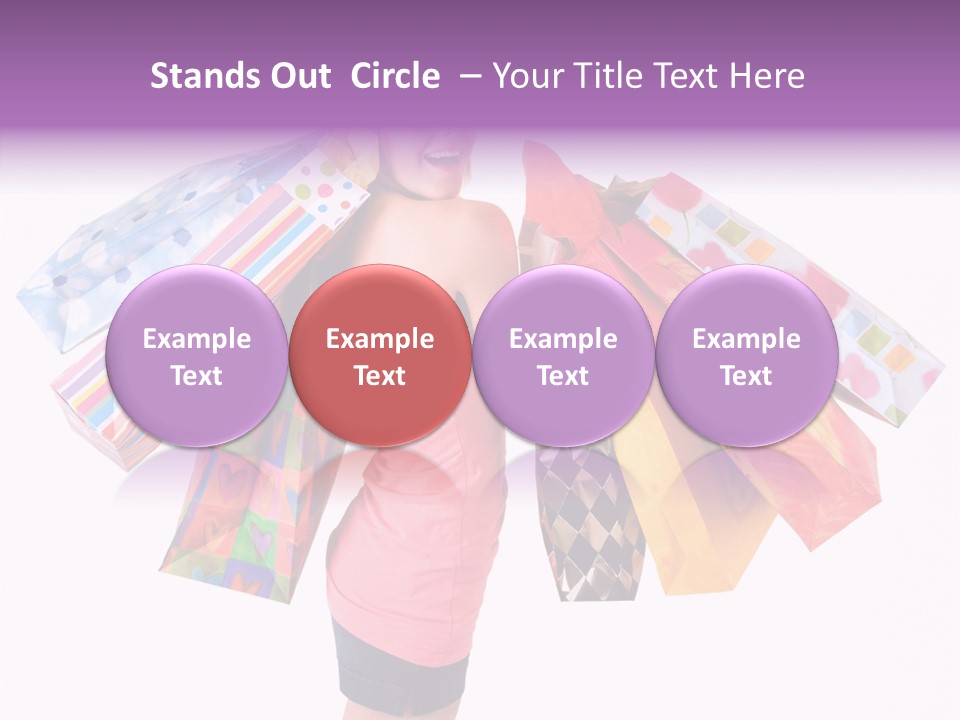 Happy Retail Lifestyle PowerPoint Template