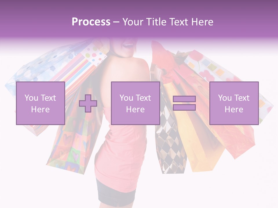 Happy Retail Lifestyle PowerPoint Template
