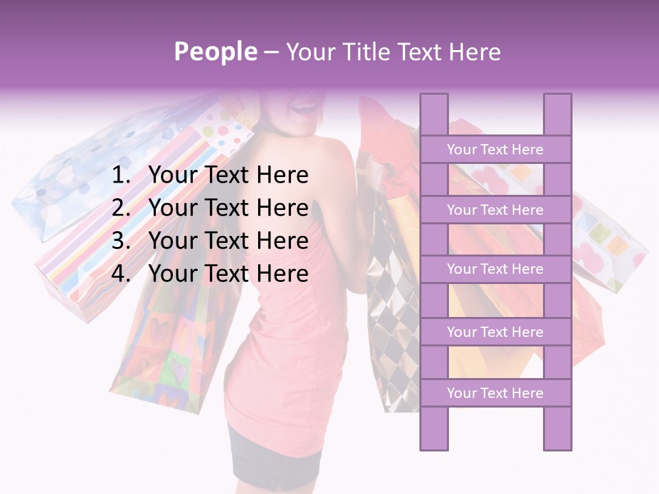 Happy Retail Lifestyle PowerPoint Template