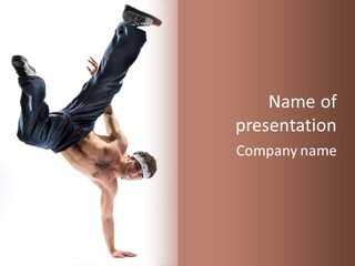 Beat Hip Rapper PowerPoint Template