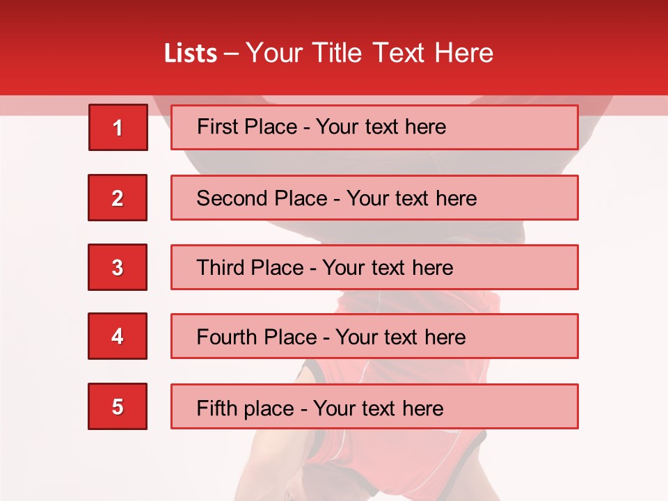 Exercise Casual Balance PowerPoint Template