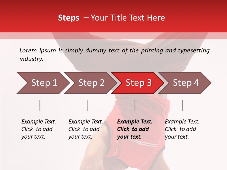 Exercise Casual Balance PowerPoint Template
