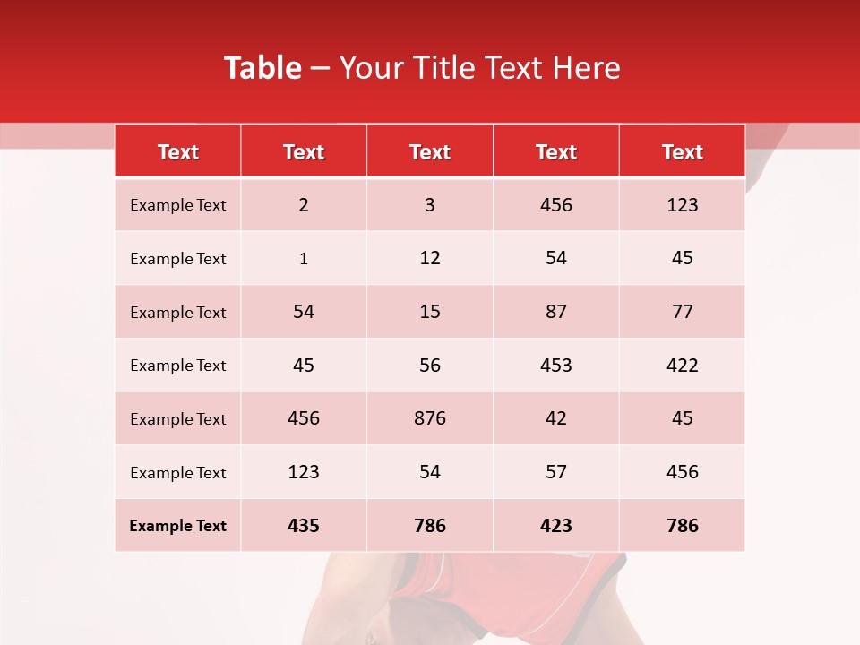 Exercise Casual Balance PowerPoint Template