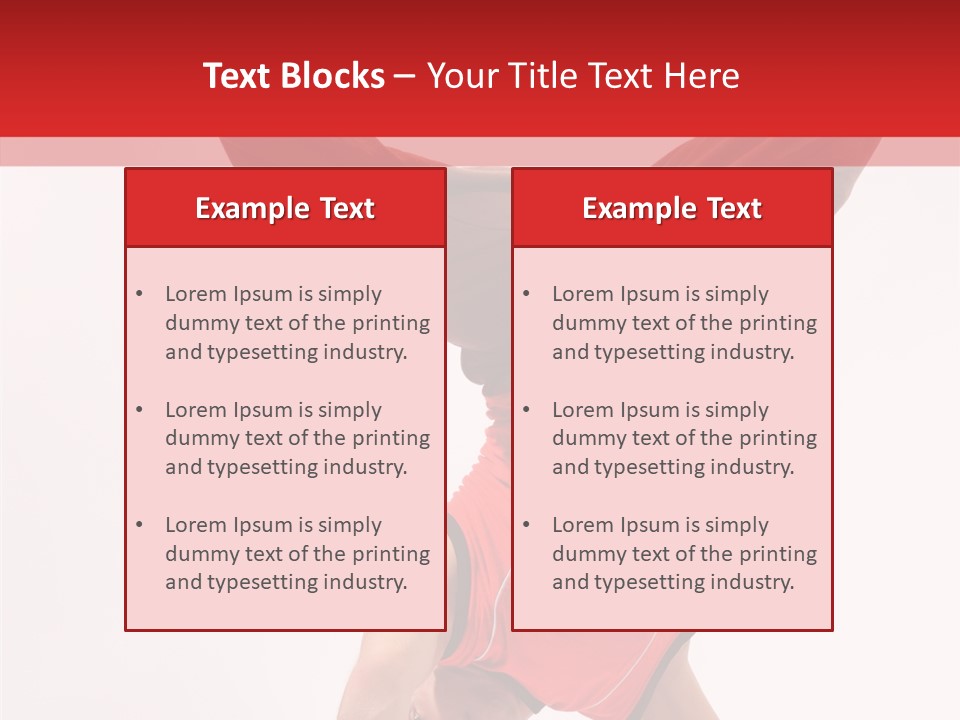 Exercise Casual Balance PowerPoint Template