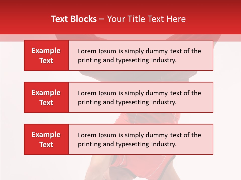 Exercise Casual Balance PowerPoint Template