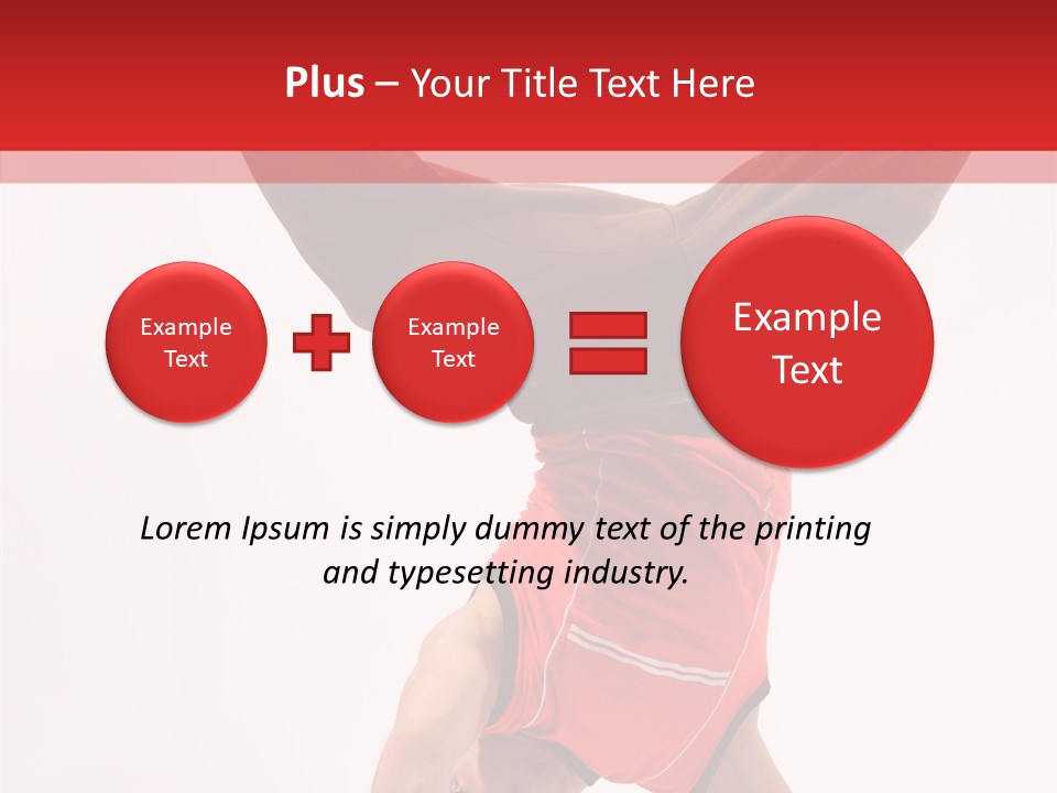 Exercise Casual Balance PowerPoint Template