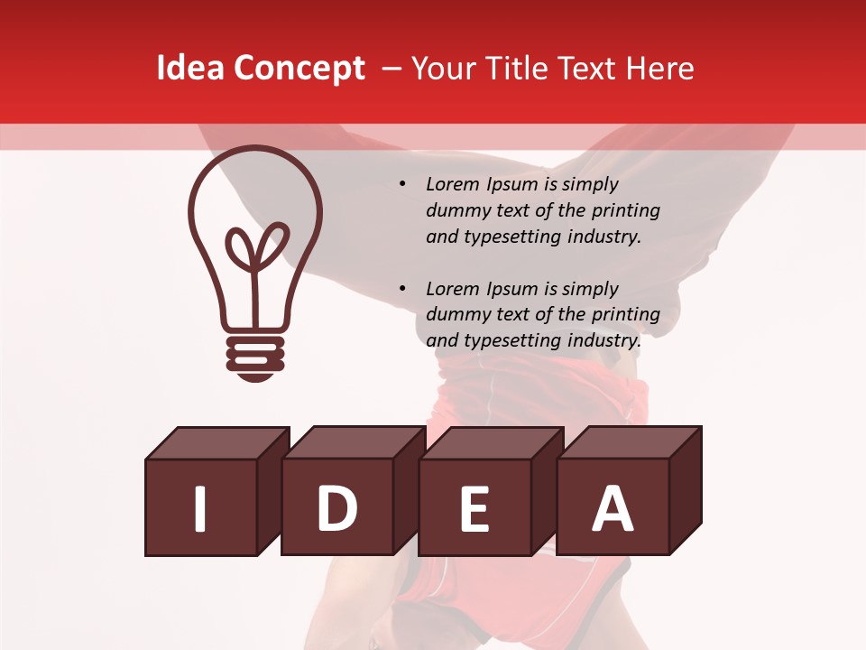 Exercise Casual Balance PowerPoint Template