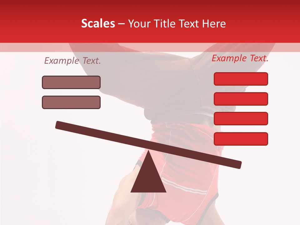 Exercise Casual Balance PowerPoint Template