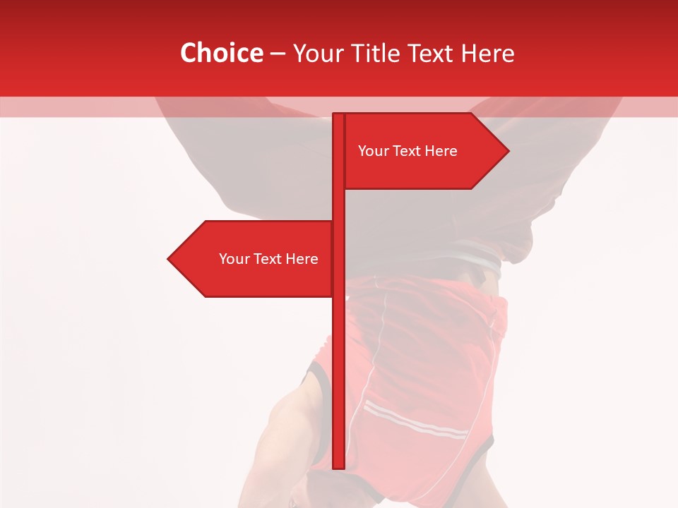 Exercise Casual Balance PowerPoint Template