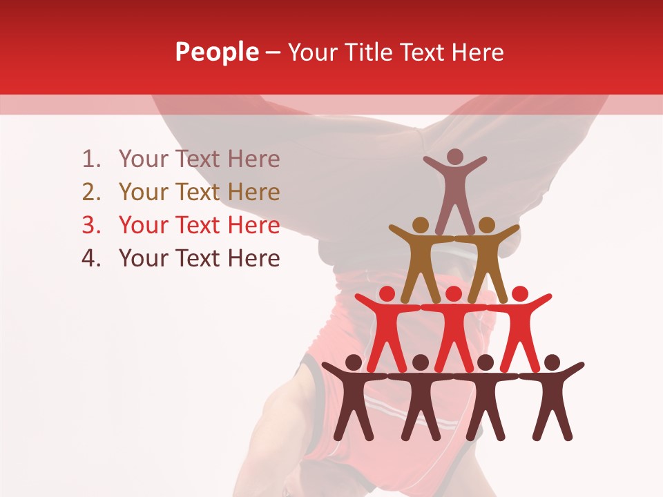 Exercise Casual Balance PowerPoint Template