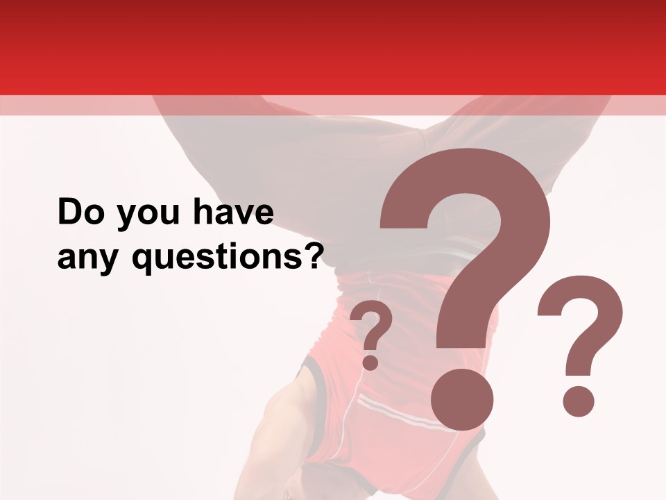 Exercise Casual Balance PowerPoint Template