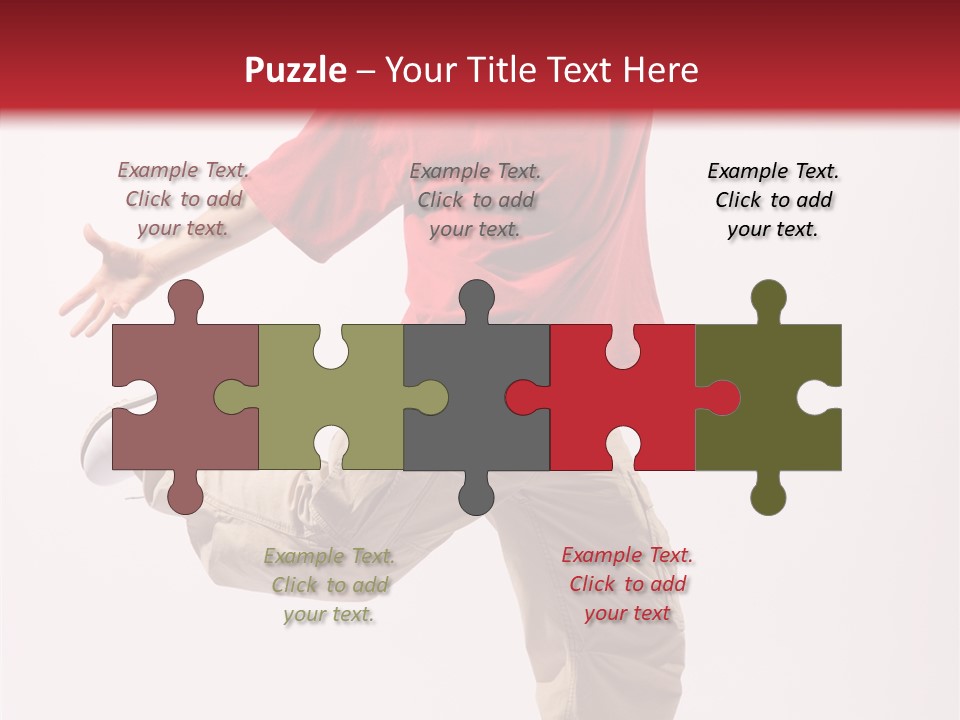 Jump Dance Motion PowerPoint Template