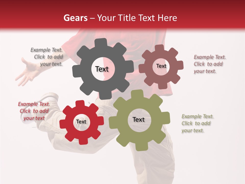 Jump Dance Motion PowerPoint Template