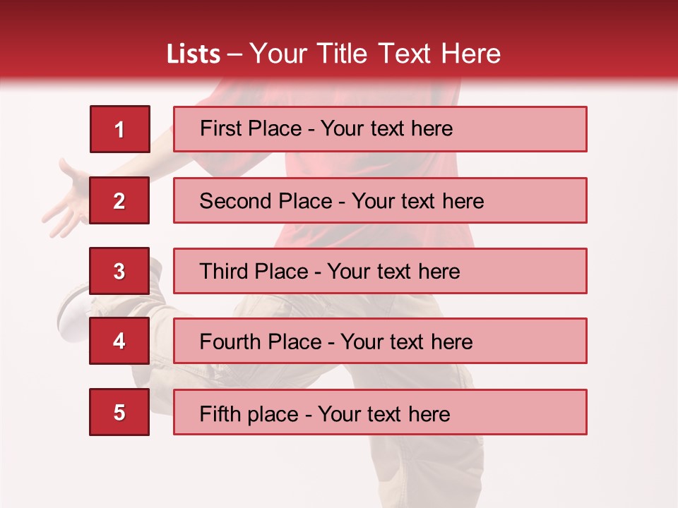 Jump Dance Motion PowerPoint Template