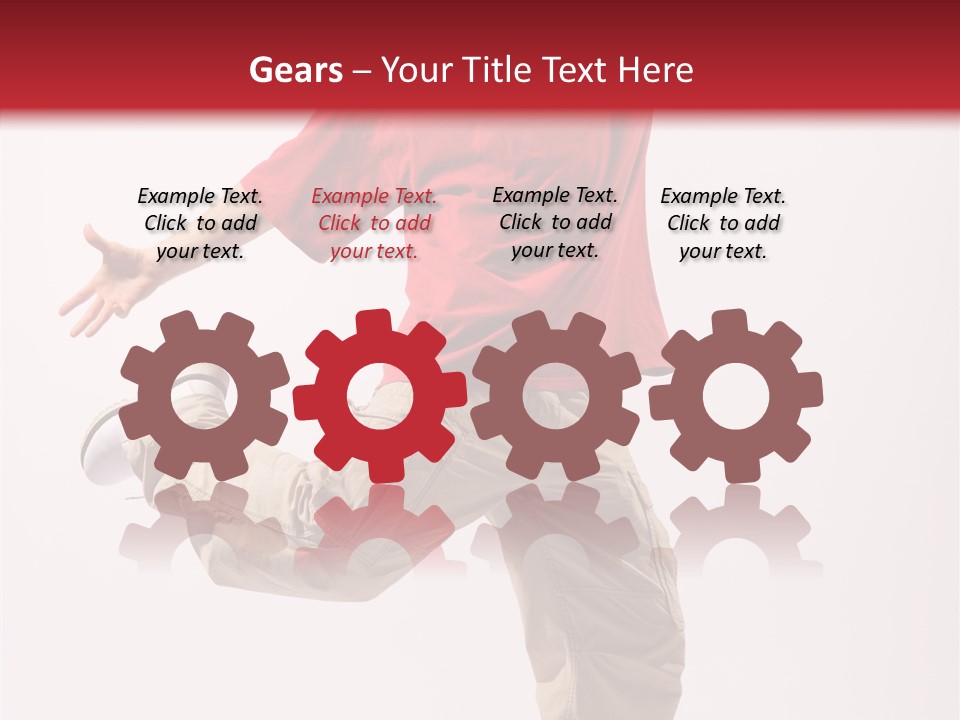 Jump Dance Motion PowerPoint Template