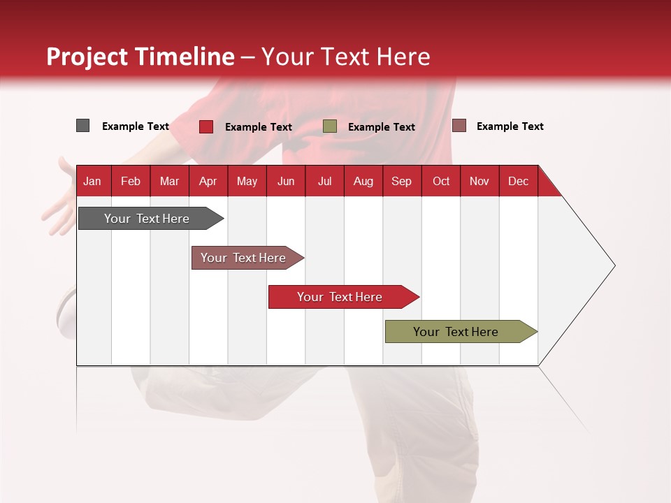 Jump Dance Motion PowerPoint Template