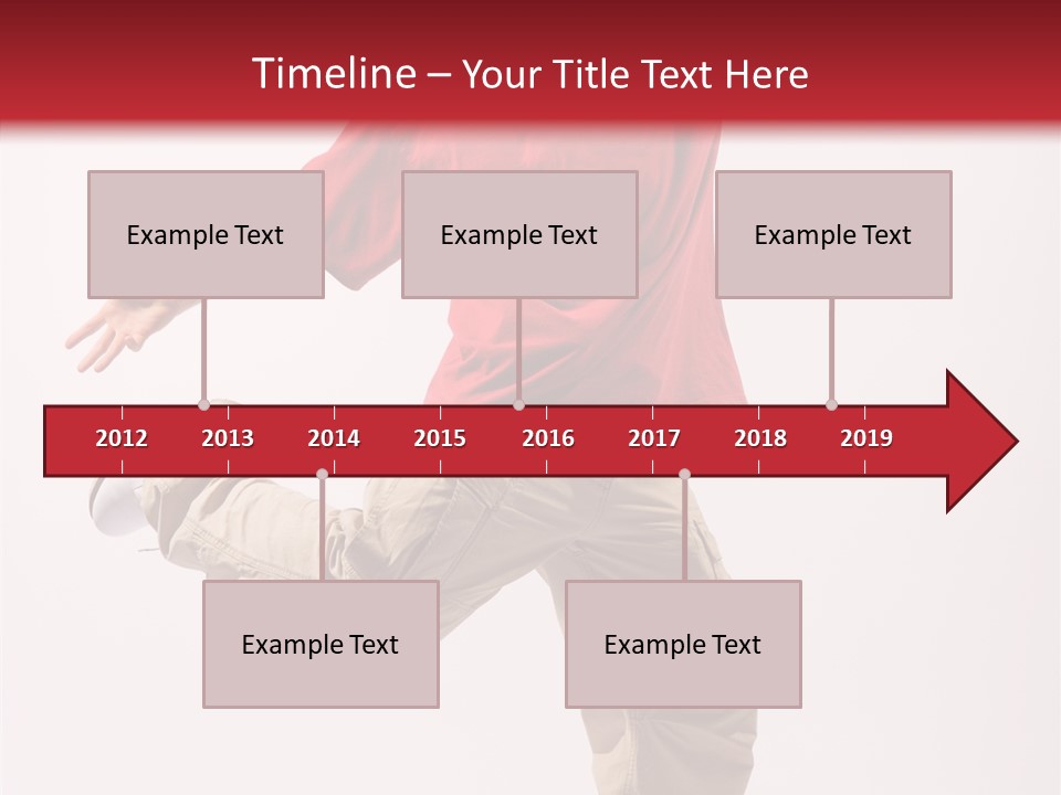 Jump Dance Motion PowerPoint Template